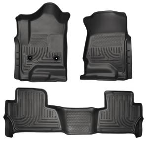 Husky Liners - Husky Liners 2015 Chevy/GMC Tahoe/Yukon WeatherBeater Combo Black Floor Liners | 99201 - Image 3