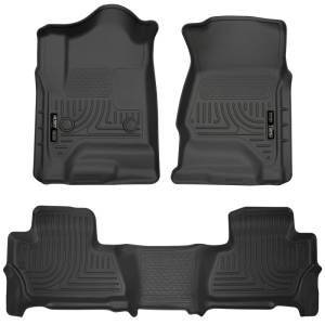 Husky Liners - Husky Liners 2015 Chevy/GMC Tahoe/Yukon WeatherBeater Combo Black Floor Liners | 99201 - Image 4