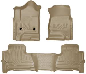 Husky Liners 2015 Chevy/GMC Suburban/Yukon XL WeatherBeater Combo Tan Front & 2nd Seat Floor Liners | 99213 - Image 4