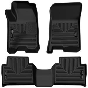 Husky Liners 2023 Chevrolet Colorado/GMC Canyon WeatherBeater Front & 2nd Seat Floor Liners - Black | 99221