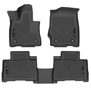 Husky Liners 20-21 Lincoln Aviator w 2nd Row Bench/Buckets Weatherbeater Front/2nd Seat Liners - BLK | 99331