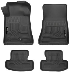 Husky Liners - Husky Liners 15-22 Ford Mustang WeatherBeater Black Front & Second Seat Floor Liner | 99371 - Image 2