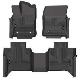 Husky Liners 2022 Toyota Tundra WeatherBeater CC CrewMax Front & 2nd Seat Floor Liner - Blk | 99481
