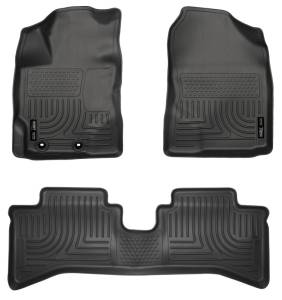 Husky Liners - Husky Liners 2012 Toyota Prius c WeatherBeater Combo Black Floor Liners | 99501 - Image 6
