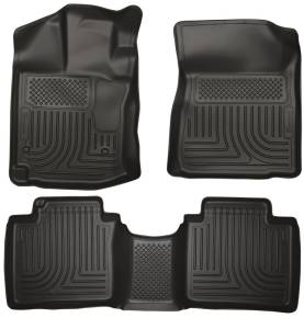 Husky Liners 12-13 Toyota Venza WeatherBeater Black Front & 2nd Seat Floor Liners | 99541 - Image 5