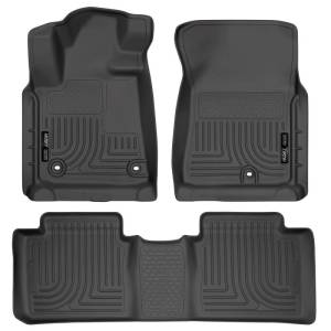 Husky Liners 2014 Toyota Tundra Double Cab Pickup WeatherBeater Black Front & 2nd Seat Floor Liners | 99561 - Image 3