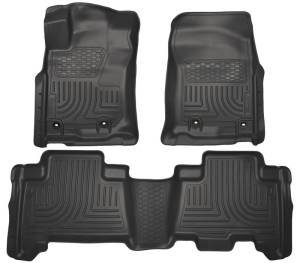 Husky Liners - Husky Liners 2013 Toyota 4Runner WeatherBeater Black Front & 2nd Seat Floor Liners | 99571 - Image 4