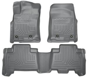 Husky Liners - Husky Liners 2013 Toyota 4Runner WeatherBeater Grey Front & 2nd Seat Floor Liners | 99572 - Image 4