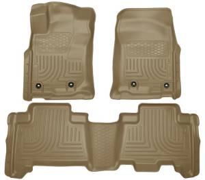 Husky Liners - Husky Liners 2013 Toyota 4Runner WeatherBeater Tan Front & 2nd Seat Floor Liners | 99573 - Image 6