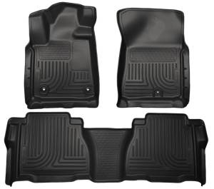 Husky Liners 12-13 Toyota Tundra Weatherbeater Black Front & 2nd Seat Floor Liners | 99591 - Image 4