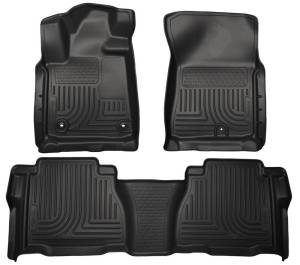 Husky Liners 12-13 Toyota Tundra Weatherbeater Black Front & 2nd Seat Floor Liners | 99591 - Image 5