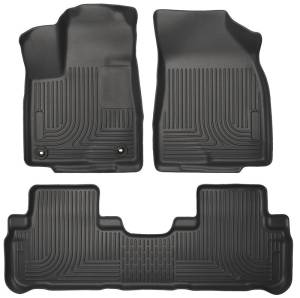 Husky Liners 14 Toyota Highlander Weatherbeater Black Front & 2nd Seat Floor Liners | 99601 - Image 3