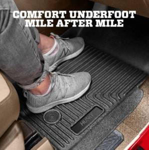 Husky Liners 2012.5 Ford SD Crew Cab WeatherBeater Combo Tan Floor Liners (w/o Manual Trans Case) | 99713 - Image 17