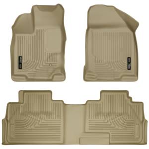 Husky Liners 07-13 Ford Edge / 07-13 Lincoln MKX Weatherbeater Tan Front & 2nd Seat Floor Liners | 99763 - Image 4