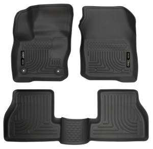 Husky Liners - Husky Liners 2016 Ford Focus Weatherbeater Front and 2nd Seat Floor Liners - Black | 99771 - Image 3