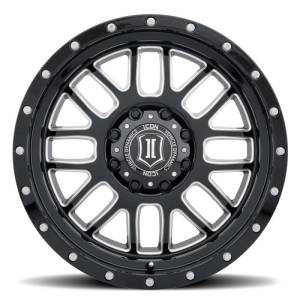 ICON Alpha 20x9 6x135 16mm Offset 5.625in BS Gloss Black Milled Spokes Wheel | 1220906356GBMW - Image 3