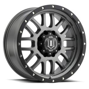 ICON Alpha 20x9 6x135 16mm Offset 5.625in BS Gunmetal Wheel | 1220906356GM - Image 1