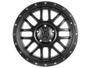 ICON Alpha 20x9 8x170 0mm Offset 5in BS 125.2mm Bore Satin Black Wheel | 1220908150SB - Image 2