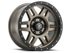 ICON Six Speed 17x8.5 5x150 25mm Offset 5.75in BS 116.5mm Bore Bronze Wheel | 1417855557BR