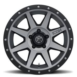 ICON Rebound 17x8.5 5x4.5 0mm Offset 4.75in BS 71.5mm Bore Titanium Wheel | 1817856547TT - Image 3
