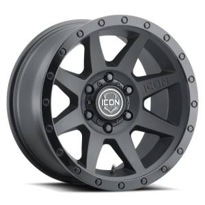 ICON Rebound 18x9 6x135 6mm Offset 5.25in BS 87.1mm Bore Double Black Wheel | 1818906352DB