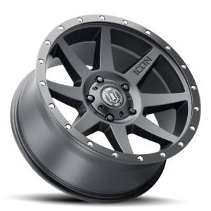 ICON Rebound 20x9 5x150 16mm Offset 5.625in BS Satin Black Wheel | 1820905556SB - Image 2