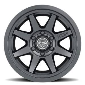 ICON Rebound SLX 17x8.5 6 x 135 6mm Offset 5.75in BS 87.1mm Bore Satin Black Wheel | 1917856350SB - Image 3
