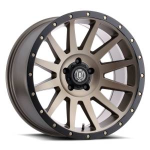 ICON Compression 20x10 6x5.5 -19mm 4.75in BS 106.10mm Bore Bronze Wheel | 2020108347BR