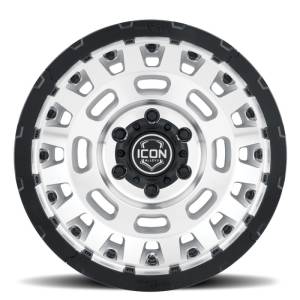 ICON Hammer Pro 17x8.5 / 5x150 / 25MM / 5.75in BS - Silver Machined | 21017855557SM - Image 4