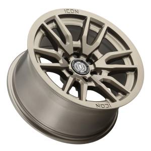 ICON Vector 6 17x8.5 6x120 0mm Offset 4.75in BS 67mm Bore Bronze Wheel | 2417859447BR - Image 2