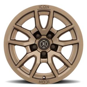 ICON Vector 5 17x8.5 5x150 25mm Offset 5.75in BS 110.1mm Bore Bronze Wheel | 2617855557BR - Image 3