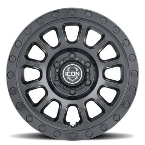 ICON Hulse 17 X 8.5 6 X 120 0mm Offset 4.75in BS Double Black | 8017859447DB - Image 4
