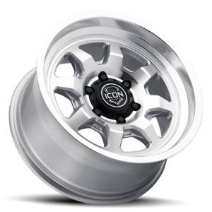 ICON Nuevo 17 X 8.5 5 X 4.5 0mm Offset 4.75in BS Silver Machined | 8117856547SM - Image 5