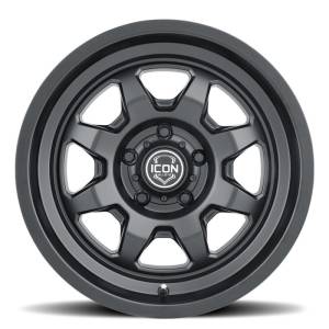 ICON Nuevo 17 X 8.5 6 X 5.5 0mm Offset 4.75in BS Satin Black | 8117858347SB - Image 5