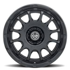 ICON Alloys Rancho 20x9 / 5x5 / -12mm / 4.5in BS DBL Black Wheel | 8420907345DB - Image 2
