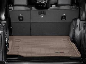 WeatherTech - WeatherTech 2018+ Jeep Wrangler Unlimited Cargo Liners - Tan(Vehicles w/Flat Load Floor & Subwoofer) | 411107 - Image 2