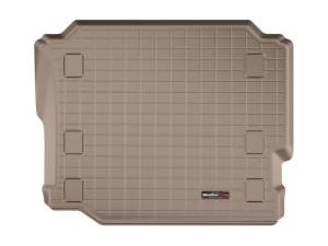 WeatherTech 2018+ Jeep Wrangler Unlimited JL No w/o Subwoofer Cargo Liners - Tan | 411109