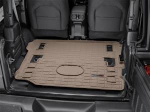 WeatherTech - WeatherTech 2018+ Jeep Wrangler JL Cargo Liner - Tan | 411198 - Image 2