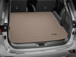 WeatherTech - WeatherTech 2020+ Toyota Highlander Cargo Liners - Tan | 411349 - Image 2