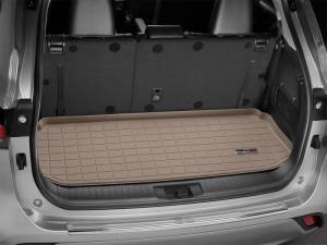 WeatherTech - WeatherTech 2020+ Toyota Highlander Cargo Liners - Tan | 411350 - Image 2