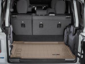 WeatherTech - WeatherTech 2021+ Jeep Wrangler 4xe Cargo Liners - Tan | 411452 - Image 2
