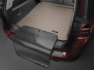 WeatherTech 2024 Jeep Wrangler 4xe w/Subwoofer Cargo Liner w/Bumper Protector - Tan | 411722SK