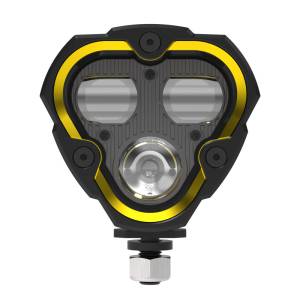 KC Hilites - KC HiLiTES FLEX ERA 3 Dual Mode SAE Fog Light - Single Light Master Kit (w/Clear + Yellow Lens) | 1284 - Image 23