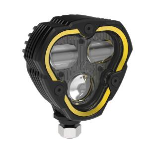 KC Hilites - KC HiLiTES FLEX ERA 3 Dual Mode SAE Fog Light - Single Light Master Kit (w/Clear + Yellow Lens) | 1284 - Image 24