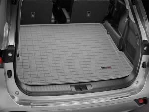 WeatherTech - WeatherTech 2020+ Toyota Highlander Cargo Liners - Grey | 421349 - Image 2