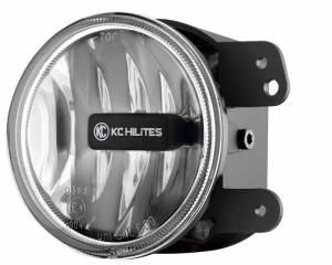 KC Hilites - KC HiLiTES 10-18 Jeep JK 4in. Gravity G4 LED Light 10w SAE/ECE Clear Fog Beam (Single) | 1497 - Image 5