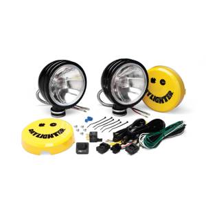 KC Hilites - KC HiLiTES Daylighter 6in. Halogen Light 100w Spread Beam (Pair Pack System) - Black SS | 234 - Image 3
