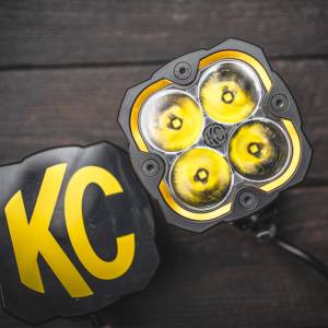 KC Hilites - KC HiLiTES FLEX ERA 4 Color Bezel Ring Gold (ea) | 30570 - Image 2