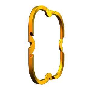 KC Hilites - KC HiLiTES FLEX ERA 4 Color Bezel Ring Gold (ea) | 30570 - Image 3