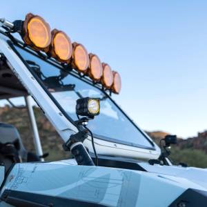 KC Hilites - KC HiLiTES FLEX ERA 1 (Single Bezel Ring) - Gold | 30574 - Image 7